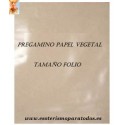 PERGAMINO FOLIO PAPEL VEGETAL