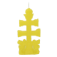 CRUZ DE CARAVACA AMARILLO