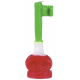 LLAVE MACIZA ROJO BLANCO VERDE