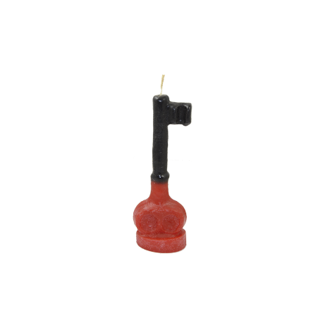 LLAVE MACIZA ROJO NEGRO