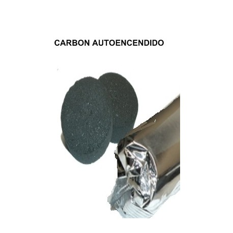 CARBON AUTOENCENDIDO para quemar hierbas