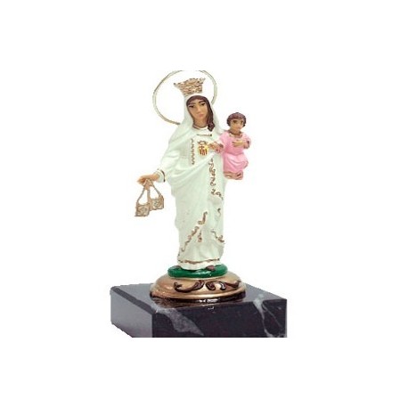 VIRGEN MERCED CON NIÑO 14 CM.