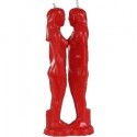 Vela Pareja Mujeres Roja 20 Cm.