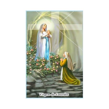 VIRGEN LOURDES ESTAMPAS