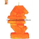 VELA FIGURA EURO NARANJA