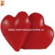 CORAZONES ROJO VELAS  FIGURA