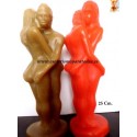 PAREJA ROJA VELA FIGURA GRANDE